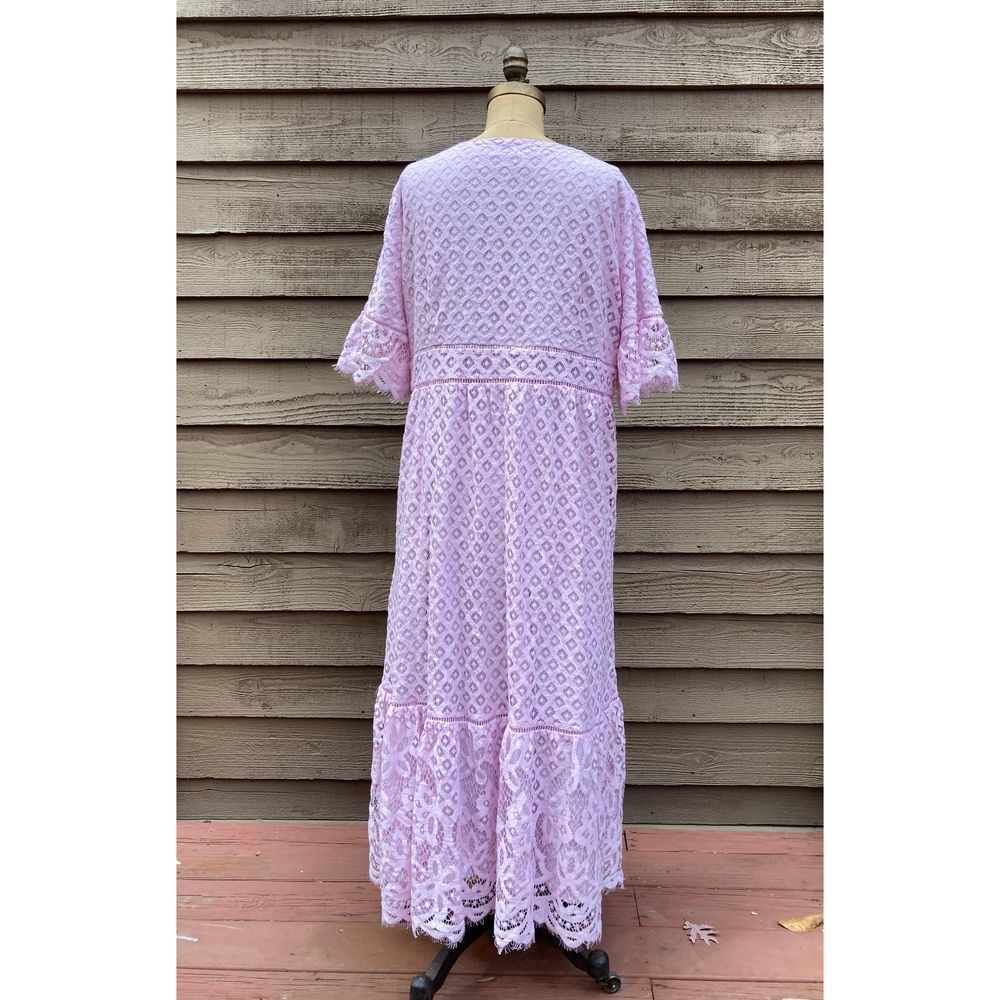 Jessakae Delancey Street lace dress magenta 4X plus - Picture 4 of 12